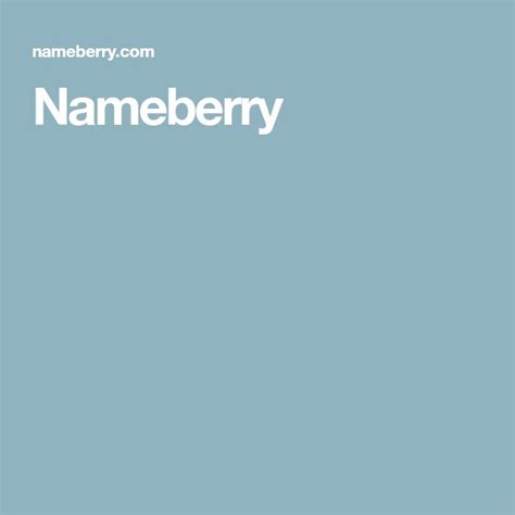 nameberry|nameberry word names.